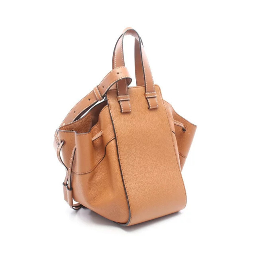 Loewe Brown Handbag Leather Hammock Brown
